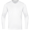 JAKO Sport Long Sleeve Shirt Run 2.0 (100% Polyester, breathable) white Boys